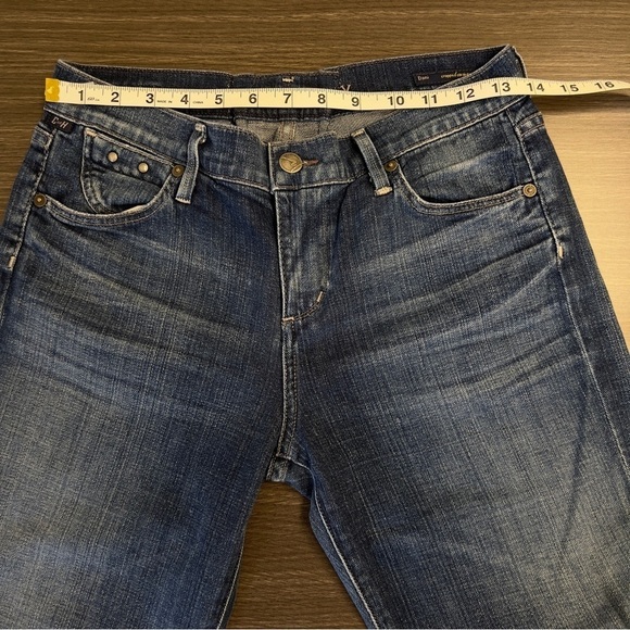 CITIZENS OF HUMANITY Dani Jeans Cropped Straight Leg. Blue. Tailored waist. - Picture 7 of 13